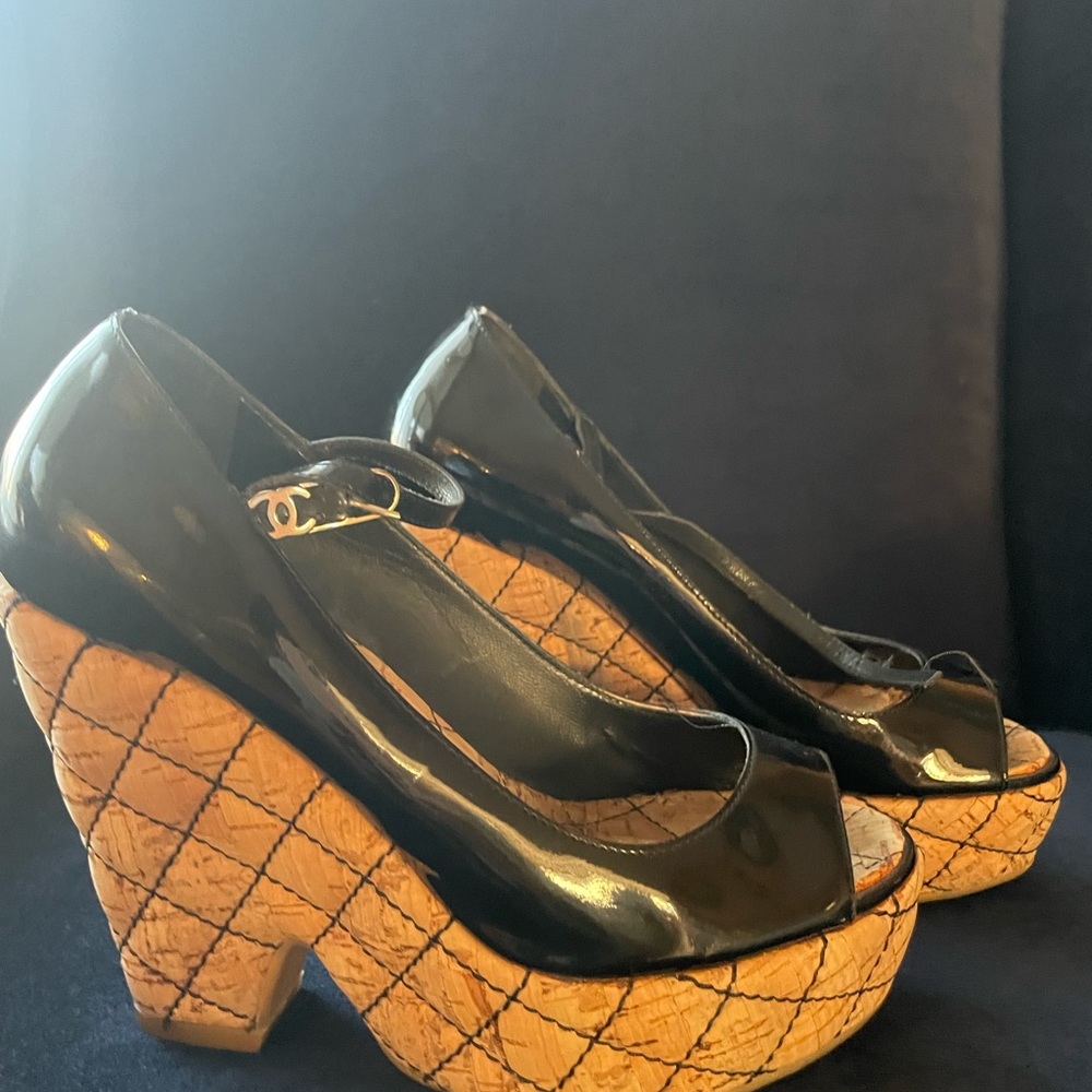 Vintage Chanel Wedges